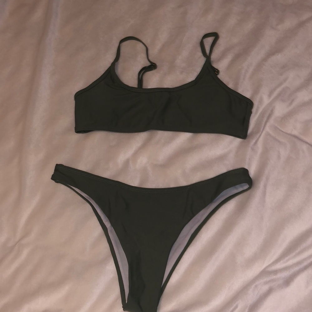 SHEIN green bathing suit!